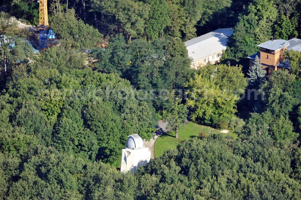 Potsdam from above - View of the science park Albert Einstein on the Telegrafenberg in Potsdam in Brandenburg