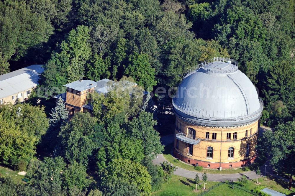 Potsdam from the bird's eye view: View of the science park Albert Einstein on the Telegrafenberg in Potsdam in Brandenburg