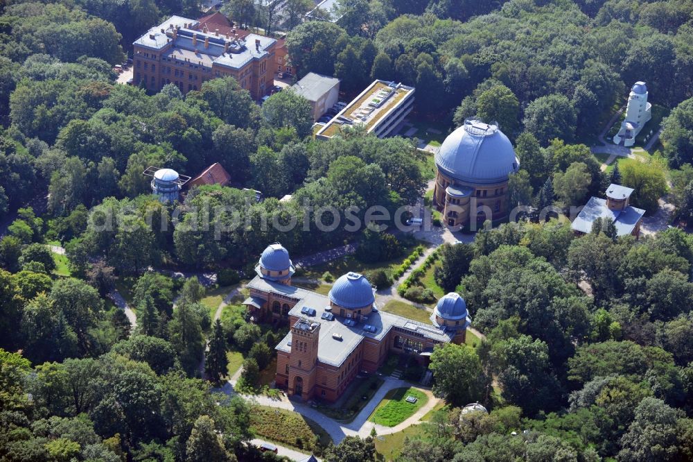 Potsdam from the bird's eye view: View of the science park Albert Einstein on the Telegrafenberg in Potsdam in the federal state of Brandenburg