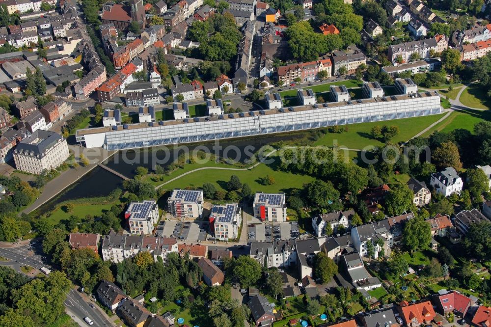 Gelsenkirchen from above - View of the Wissenschaftspark in Gelsenkirchen in the state North Rhine-Westphalia