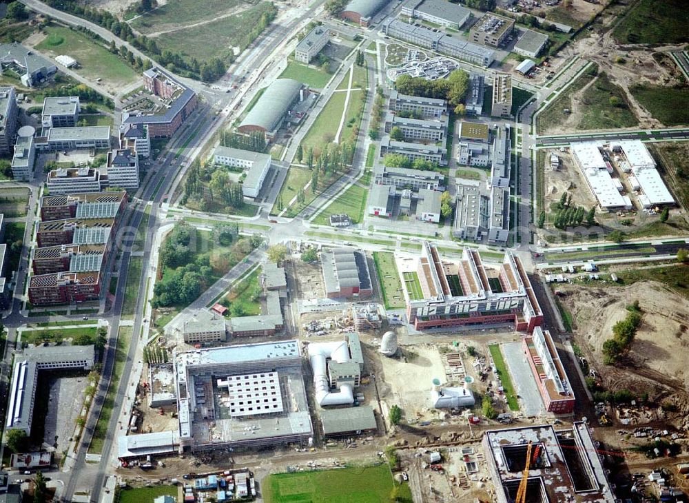 Berlin - Adlershof from above - WISTAS Gelände am Gelände des ehem. Flugplatzes Berlin - Johannisthal.