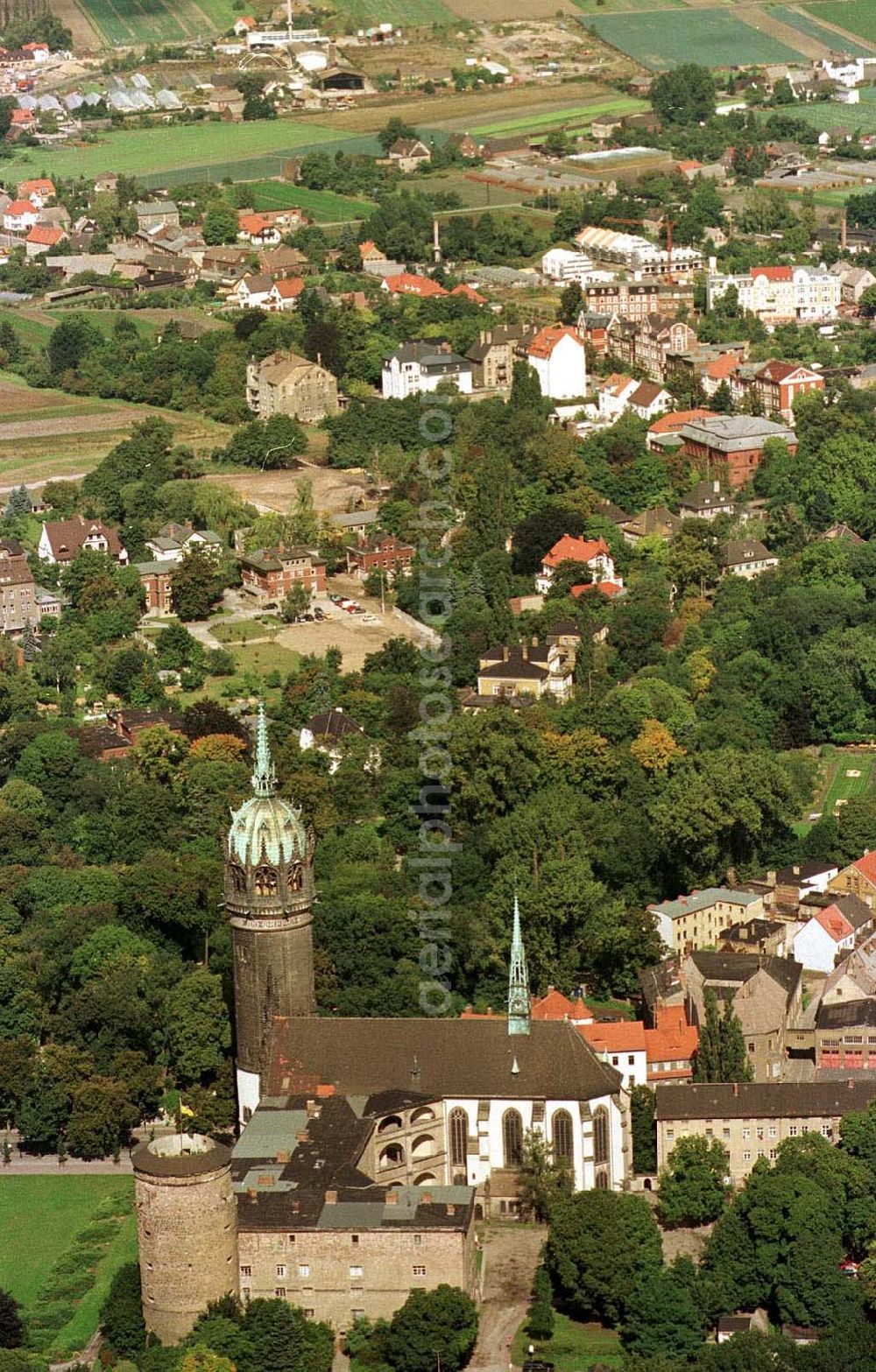 Wittenberg / Brandenburg from above - Wittenberg