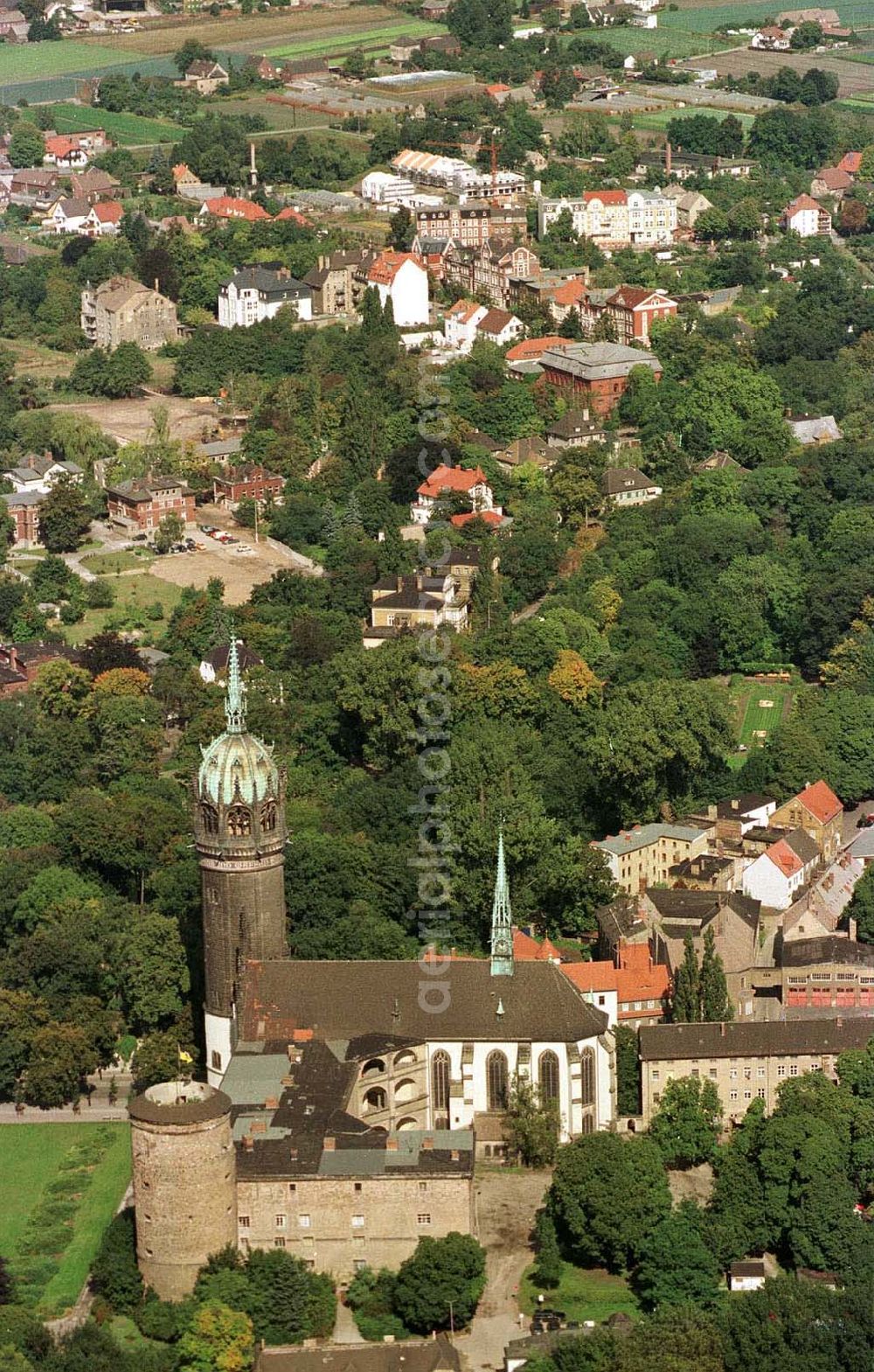 Wittenberg / Brandenburg from the bird's eye view: Wittenberg