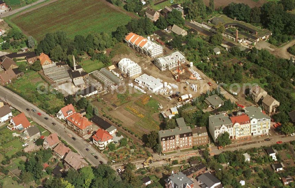 Wittenberg / Brandenburg from above - Wittenberg / Dorfstraße 4/5