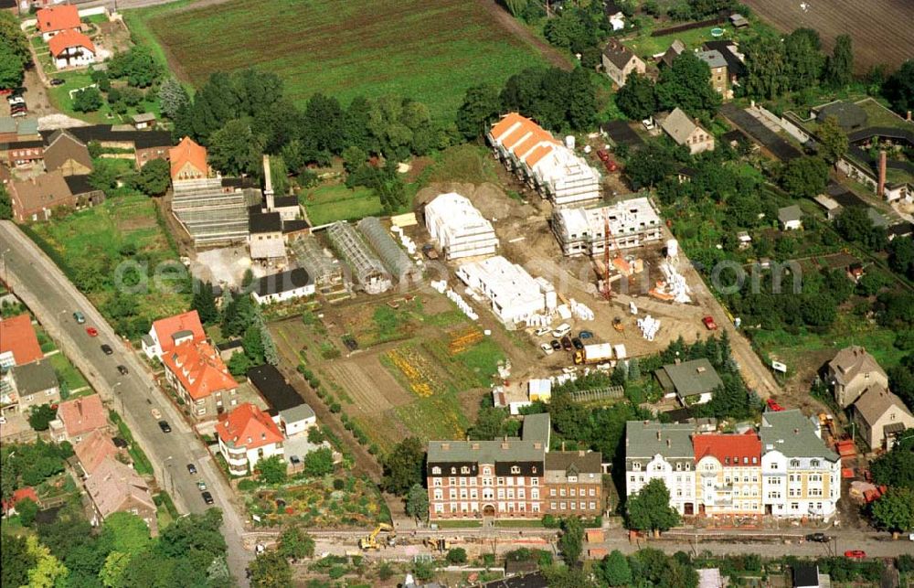 Wittenberg / Brandenburg from the bird's eye view: Wittenberg / Dorfstraße 4/5