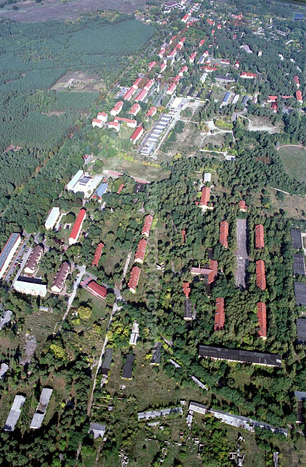 Aerial image Wünsdorf (Brandenburg) - Gelände des ehemaligen russischen Oberkommando