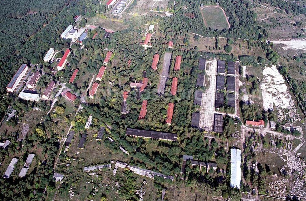 Aerial photograph Wünsdorf (Brandenburg) - Gelände des ehemaligen russischen Oberkommando