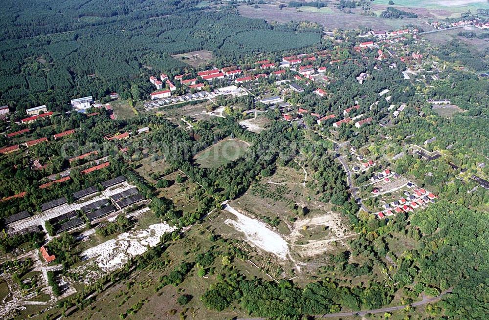 Wünsdorf (Brandenburg) from the bird's eye view: Gelände des ehemaligen russischen Oberkommando