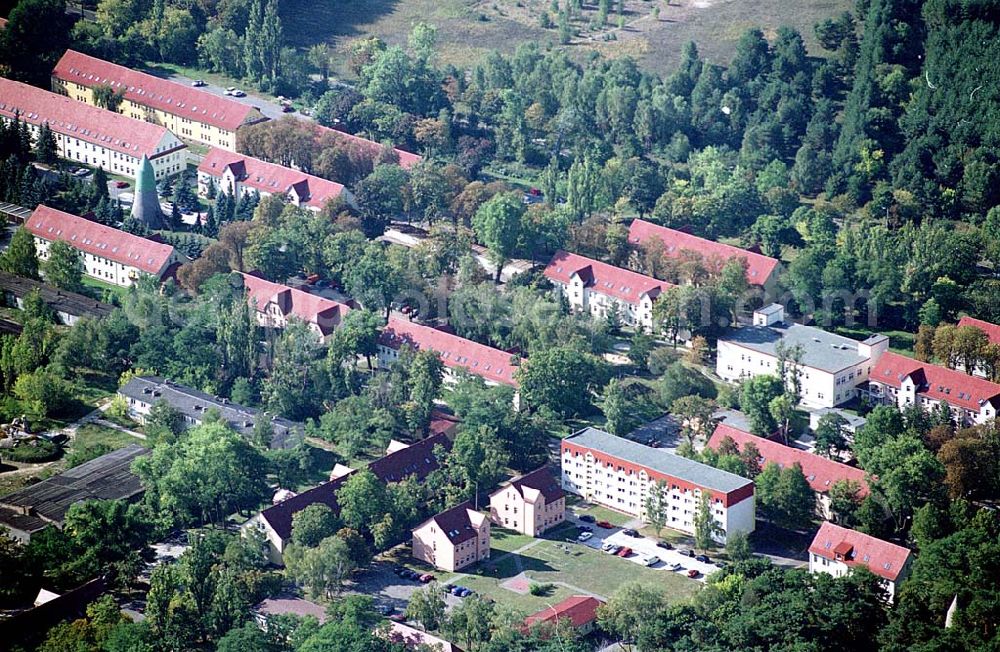 Wünsdorf (Brandenburg) from above - Gelände des ehemaligen russischen Oberkommando