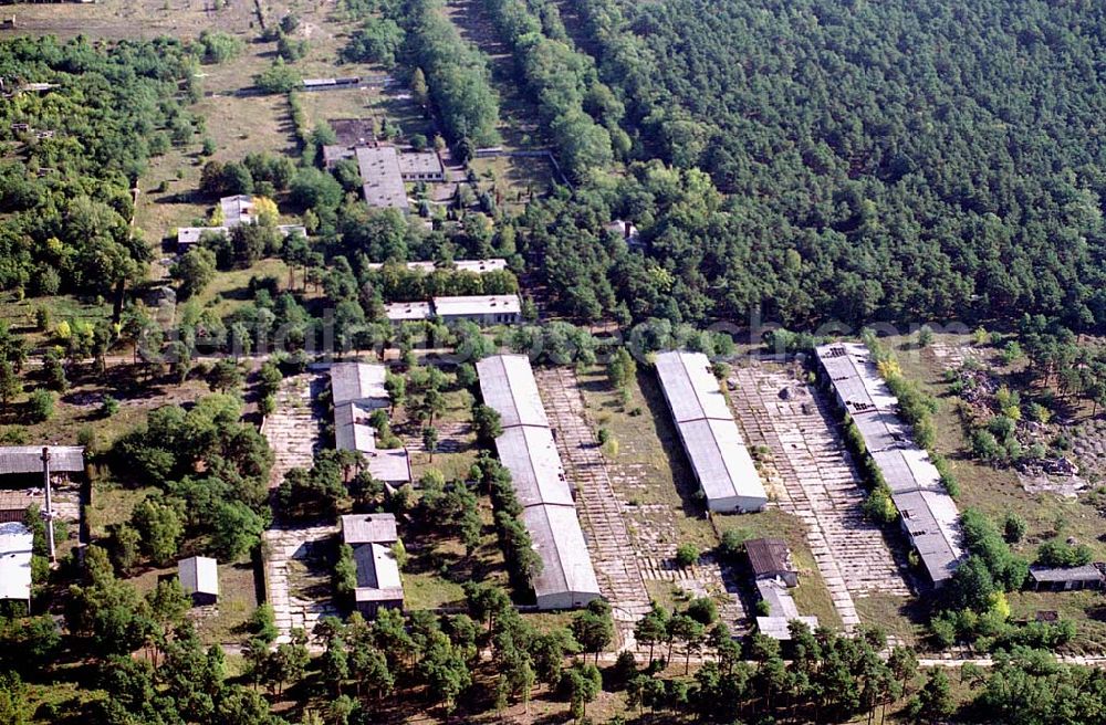 Wünsdorf (Brandenburg) from above - Gelände des ehemaligen russischen Oberkommando