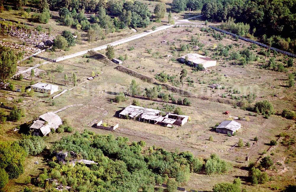 Wünsdorf (Brandenburg) from the bird's eye view: Gelände des ehemaligen russischen Oberkommando