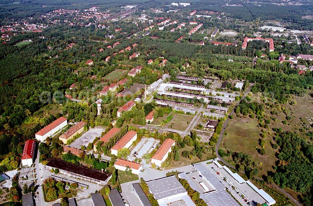 Aerial photograph Wünsdorf (Brandenburg) - Gelände des ehemaligen russischen Oberkommando