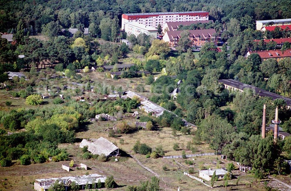 Aerial image Wünsdorf (Brandenburg) - Gelände des ehemaligen russischen Oberkommando