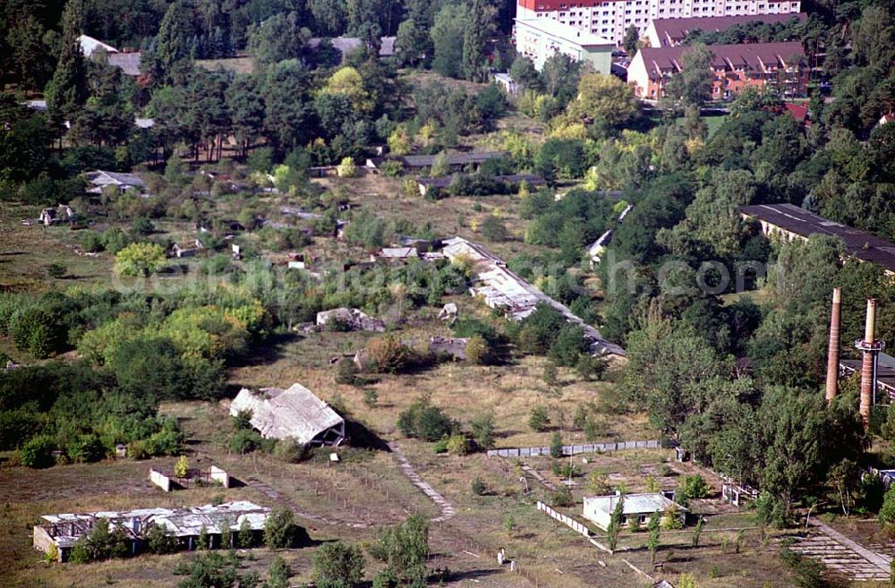 Aerial photograph Wünsdorf (Brandenburg) - Gelände des ehemaligen russischen Oberkommando