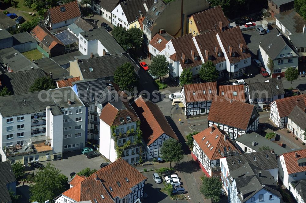 Aerial photograph Unna - Residential and commercial building of MARKUS GEROLD ENTERPRISE GROUP in Unna in the state North Rhine-Westphalia