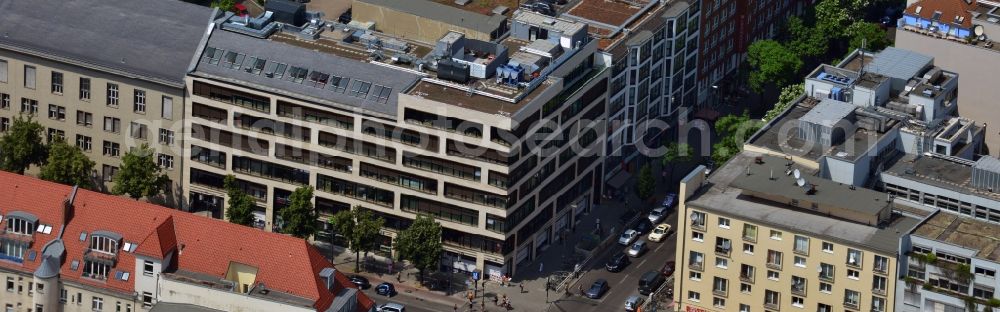 Berlin from above - Residential and commercial building-construction-building Bismarck - Carree at the Bismarck Street in Berlin Charlottenburg