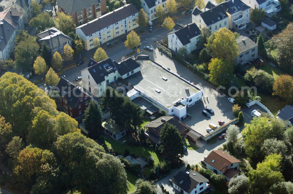 Aerial photograph Unna - Wohn- und Geschäftshauskomplex an der Massener Strasse 61 in 59423 Unna - ein Projekt der Unternehmensgruppe Markus Gerold an der Vaerstbrücke 1 in 59425 Unna.