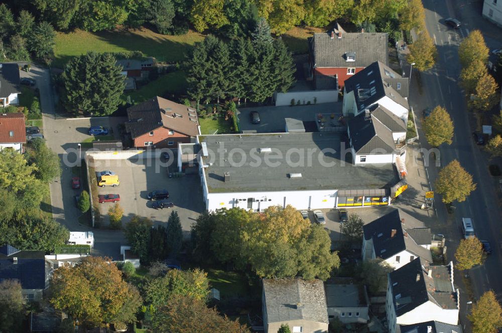 Unna from above - Wohn- und Geschäftshauskomplex an der Massener Strasse 61 in 59423 Unna - ein Projekt der Unternehmensgruppe Markus Gerold an der Vaerstbrücke 1 in 59425 Unna.