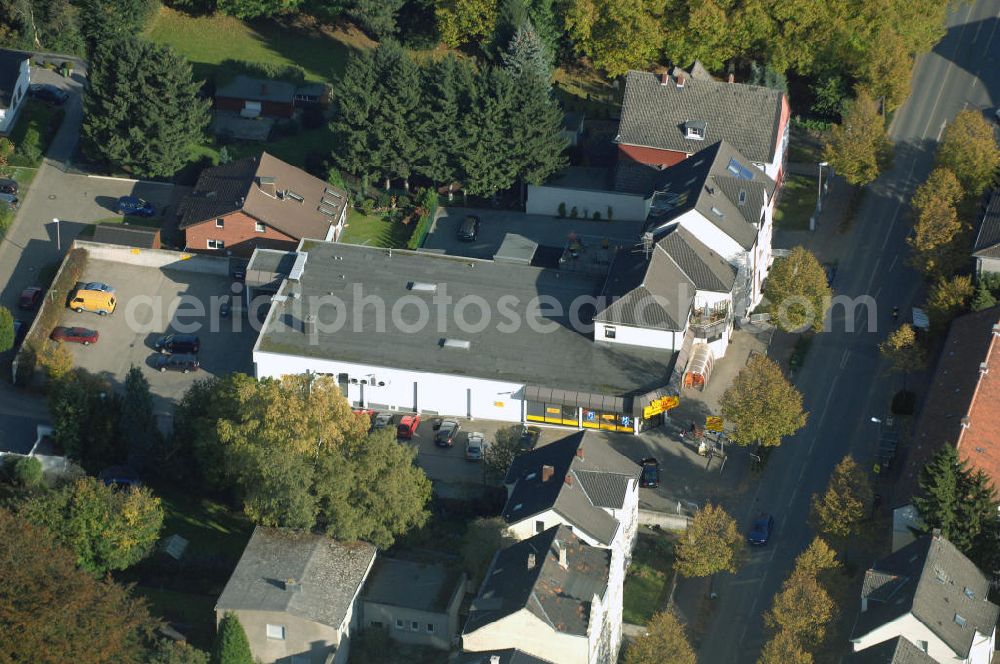 Aerial image Unna - Wohn- und Geschäftshauskomplex an der Massener Strasse 61 in 59423 Unna - ein Projekt der Unternehmensgruppe Markus Gerold an der Vaerstbrücke 1 in 59425 Unna.