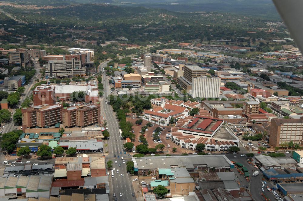 Nelspruit from above - Stadtansicht vom Wohn- und Gewerbegebiet Sonheuwel Central in Nelspruit. View of the the residential and commercial aeria Sonheuwel Central in Nelspruit.