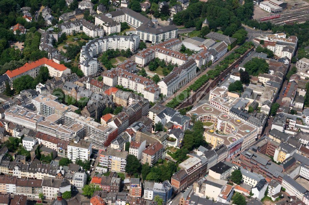 Aerial photograph Mainz - Residential area on the Kaestrich at the Copper Mountain Terrace in Mainz in Rhineland-Palatinate