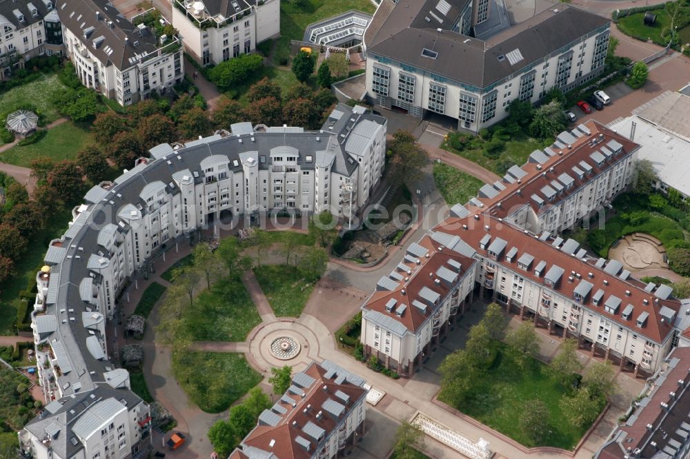 Aerial image Mainz - Residential area on the Kaestrich at the Copper Mountain Terrace in Mainz in Rhineland-Palatinate