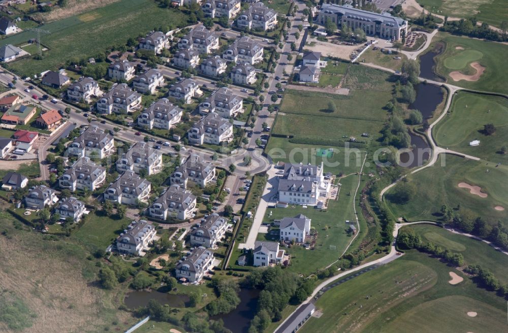 Aerial image Hohen Neuendorf / OT Stolpe - Residential area south Stolpe, a district of Hohen Neuendorf in Brandenburg