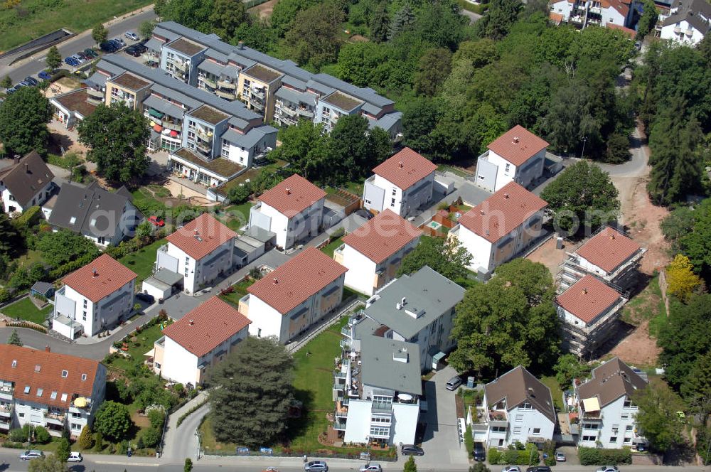 Aerial photograph Langen - Wohnanlage Sunset Park in Langen / Hessen. Ein Projekt der cds Wohnbau GmbH. Residential complex Sunset Park in Langen / Hesse. A project of the company cds Wohnbau GmbH.