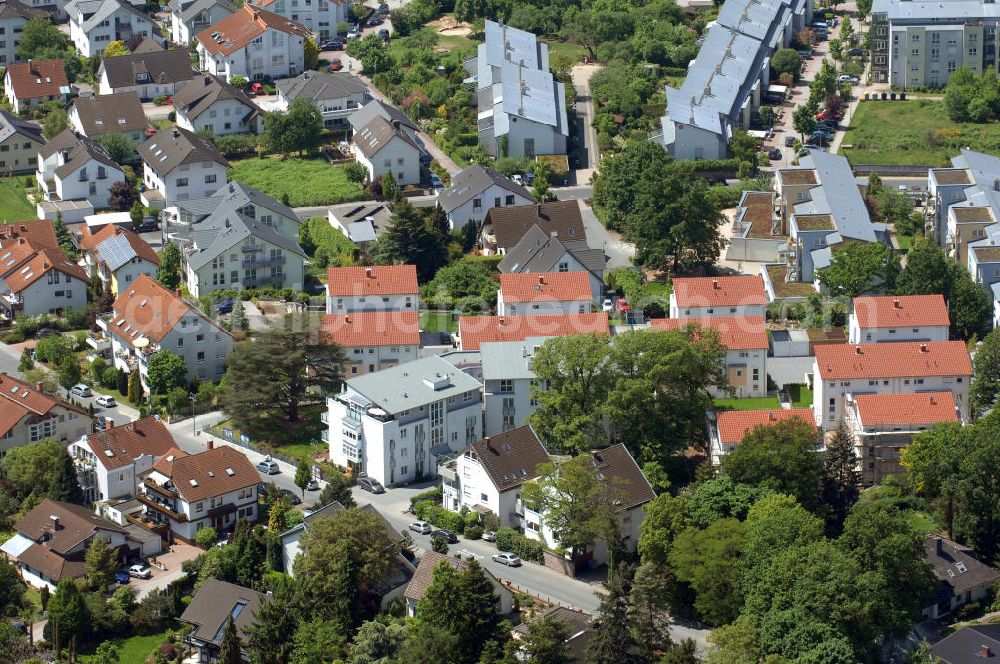 Langen from the bird's eye view: Wohnanlage Sunset Park in Langen / Hessen. Ein Projekt der cds Wohnbau GmbH. Residential complex Sunset Park in Langen / Hesse. A project of the company cds Wohnbau GmbH.