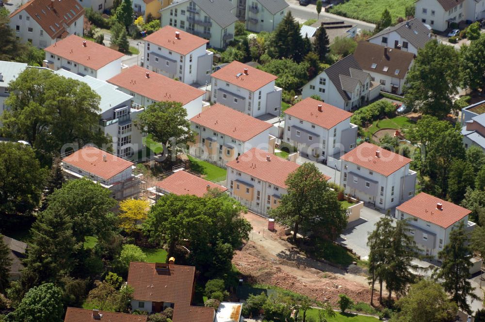 Langen from the bird's eye view: Wohnanlage Sunset Park in Langen / Hessen. Ein Projekt der cds Wohnbau GmbH. Residential complex Sunset Park in Langen / Hesse. A project of the company cds Wohnbau GmbH.