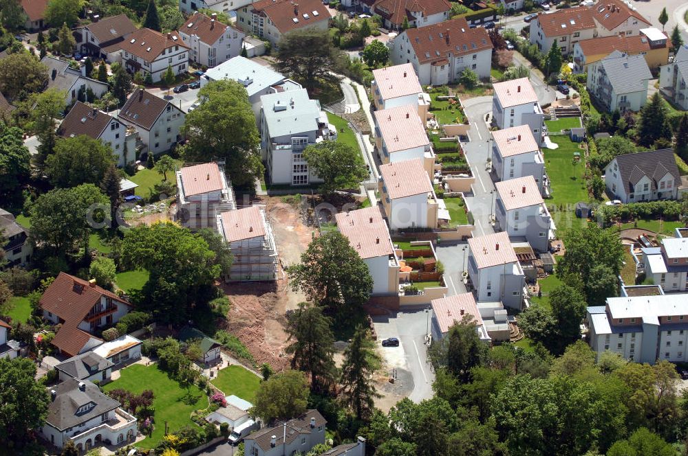 Langen from the bird's eye view: Wohnanlage Sunset Park in Langen / Hessen. Ein Projekt der cds Wohnbau GmbH. Residential complex Sunset Park in Langen / Hesse. A project of the company cds Wohnbau GmbH.