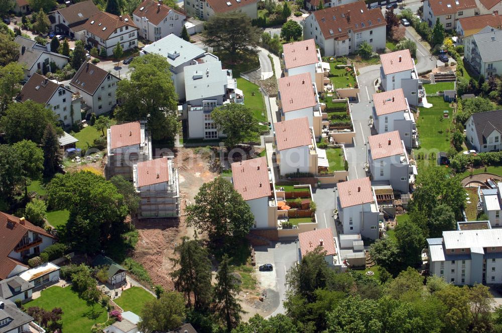 Aerial image Langen - Wohnanlage Sunset Park in Langen / Hessen. Ein Projekt der cds Wohnbau GmbH. Residential complex Sunset Park in Langen / Hesse. A project of the company cds Wohnbau GmbH.