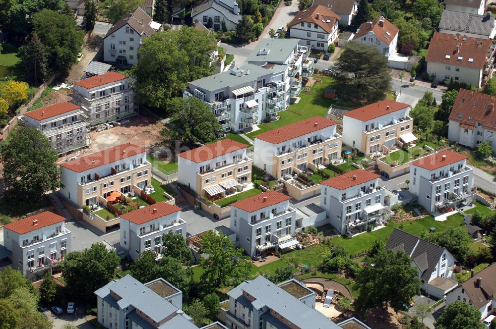 Aerial photograph Langen - Wohnanlage Sunset Park in Langen / Hessen. Ein Projekt der cds Wohnbau GmbH. Residential complex Sunset Park in Langen / Hesse. A project of the company cds Wohnbau GmbH.