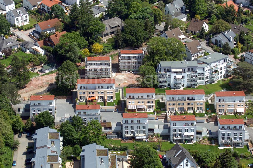 Langen from the bird's eye view: Wohnanlage Sunset Park in Langen / Hessen. Ein Projekt der cds Wohnbau GmbH. Residential complex Sunset Park in Langen / Hesse. A project of the company cds Wohnbau GmbH.