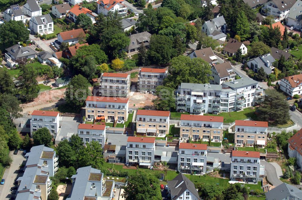 Aerial image Langen - Wohnanlage Sunset Park in Langen / Hessen. Ein Projekt der cds Wohnbau GmbH. Residential complex Sunset Park in Langen / Hesse. A project of the company cds Wohnbau GmbH.