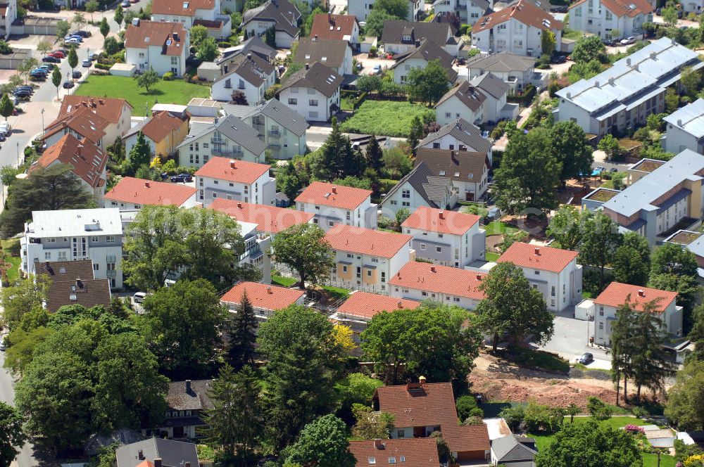 Aerial photograph Langen - Wohnanlage Sunset Park in Langen / Hessen. Ein Projekt der cds Wohnbau GmbH. Residential complex Sunset Park in Langen / Hesse. A project of the company cds Wohnbau GmbH.