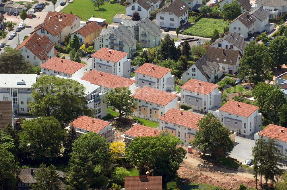 Langen from the bird's eye view: Wohnanlage Sunset Park in Langen / Hessen. Ein Projekt der cds Wohnbau GmbH. Residential complex Sunset Park in Langen / Hesse. A project of the company cds Wohnbau GmbH.