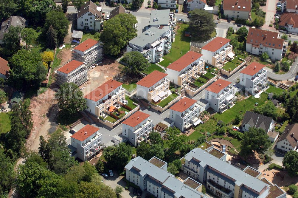 Aerial photograph Langen - Wohnanlage Sunset Park in Langen / Hessen. Ein Projekt der cds Wohnbau GmbH. Residential complex Sunset Park in Langen / Hesse. A project of the company cds Wohnbau GmbH.