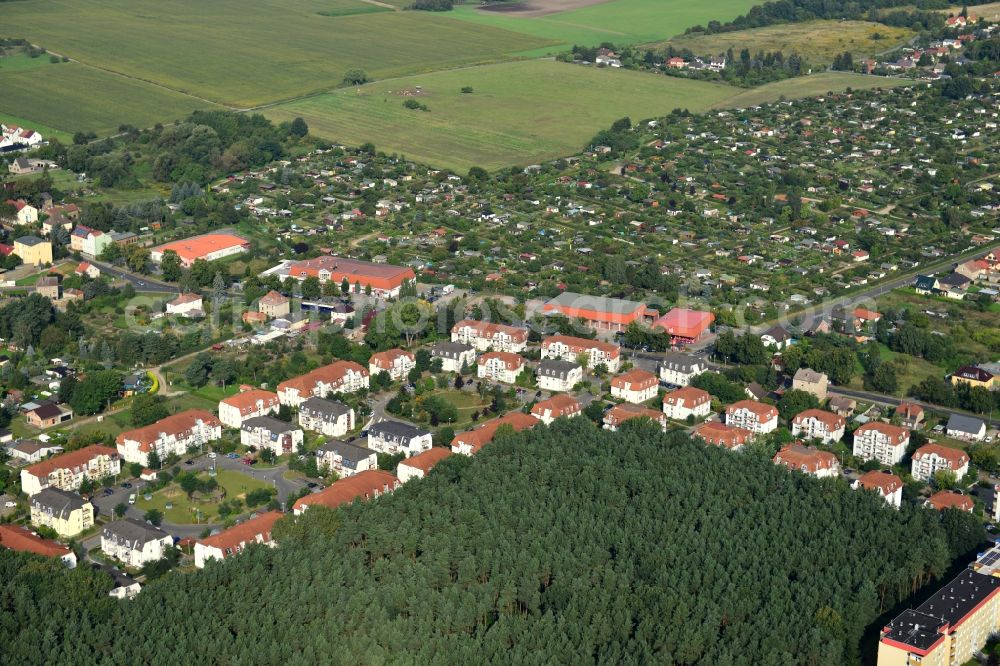 Aerial photograph Velten - Residential area Am Kuschelhain in Velten in Brandenburg