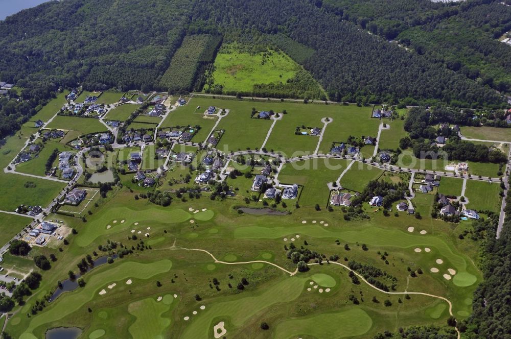 Aerial image Seddin Michendorf - Residences on Lake Seddin Sededdin - Michendorf in the state of Brandenburg