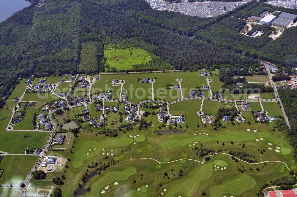 Aerial photograph Seddin Michendorf - Residences on Lake Seddin Sededdin - Michendorf in the state of Brandenburg