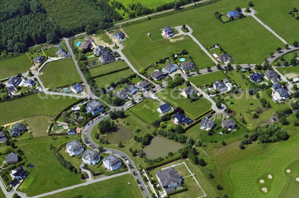 Seddin Michendorf from above - Residences on Lake Seddin Sededdin - Michendorf in the state of Brandenburg