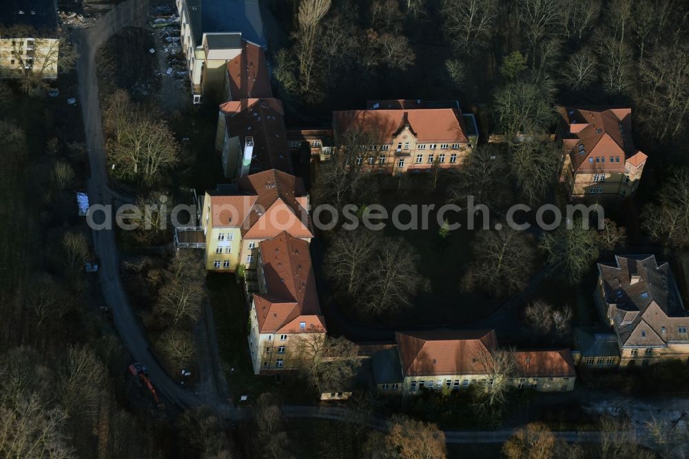 Berlin from the bird's eye view: Former children´s hospital on Gotlinde St in Berlin Lichtenberg