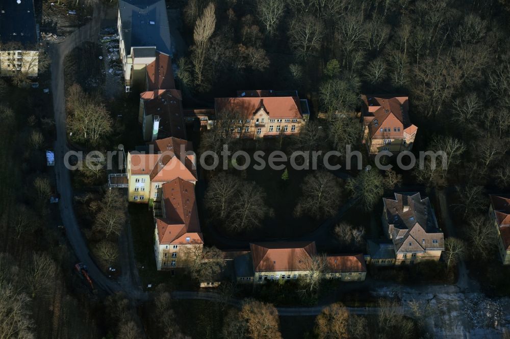 Aerial image Berlin - Former children´s hospital on Gotlinde St in Berlin Lichtenberg