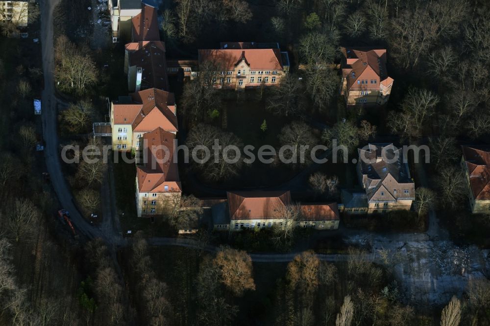 Aerial photograph Berlin - Former children´s hospital on Gotlinde St in Berlin Lichtenberg