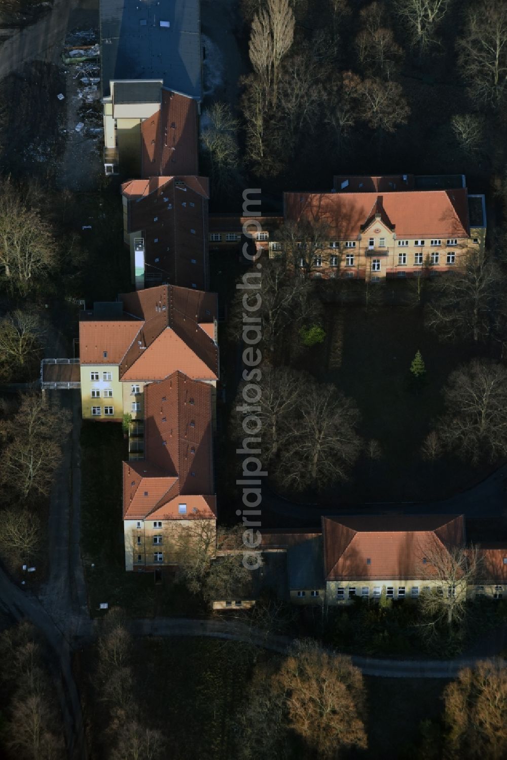 Berlin from the bird's eye view: Former children´s hospital on Gotlinde St in Berlin Lichtenberg