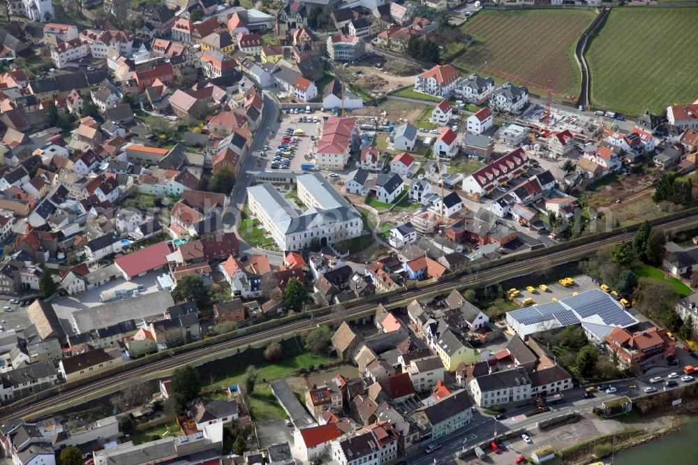 Nierstein from the bird's eye view: Residential development in Nierstein in the state Rhineland-Palatinate