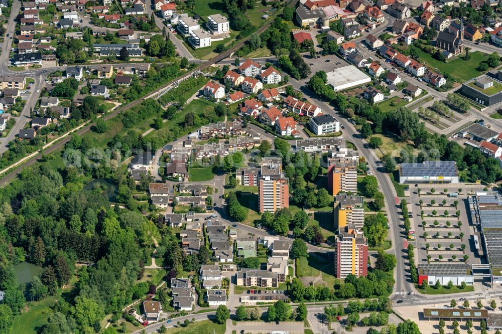 Aerial photograph Spaichingen - City of Spaichingen in the state Baden-Wuerttemberg, Germany