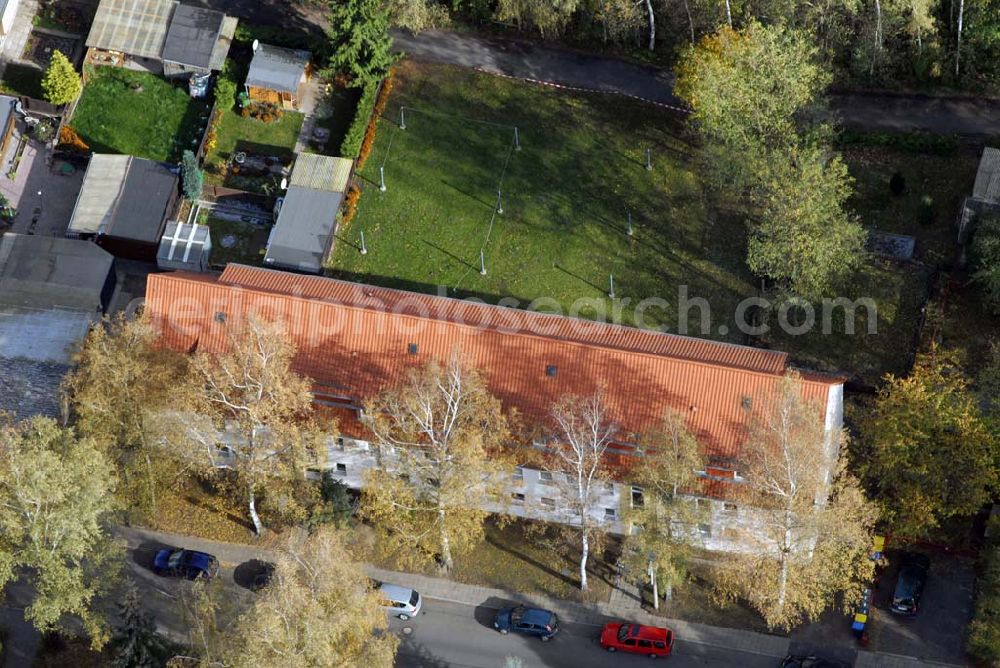 Aerial photograph Borna - Blick auf das Wohngebiet zwischen Leipziger Straße und Glück-Auf-Weg.