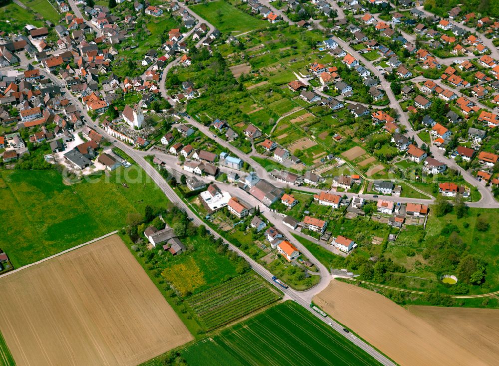 Aerial photograph Altheim (Alb) - Single-family residential area of settlement in Altheim (Alb) in the state Baden-Wuerttemberg, Germany